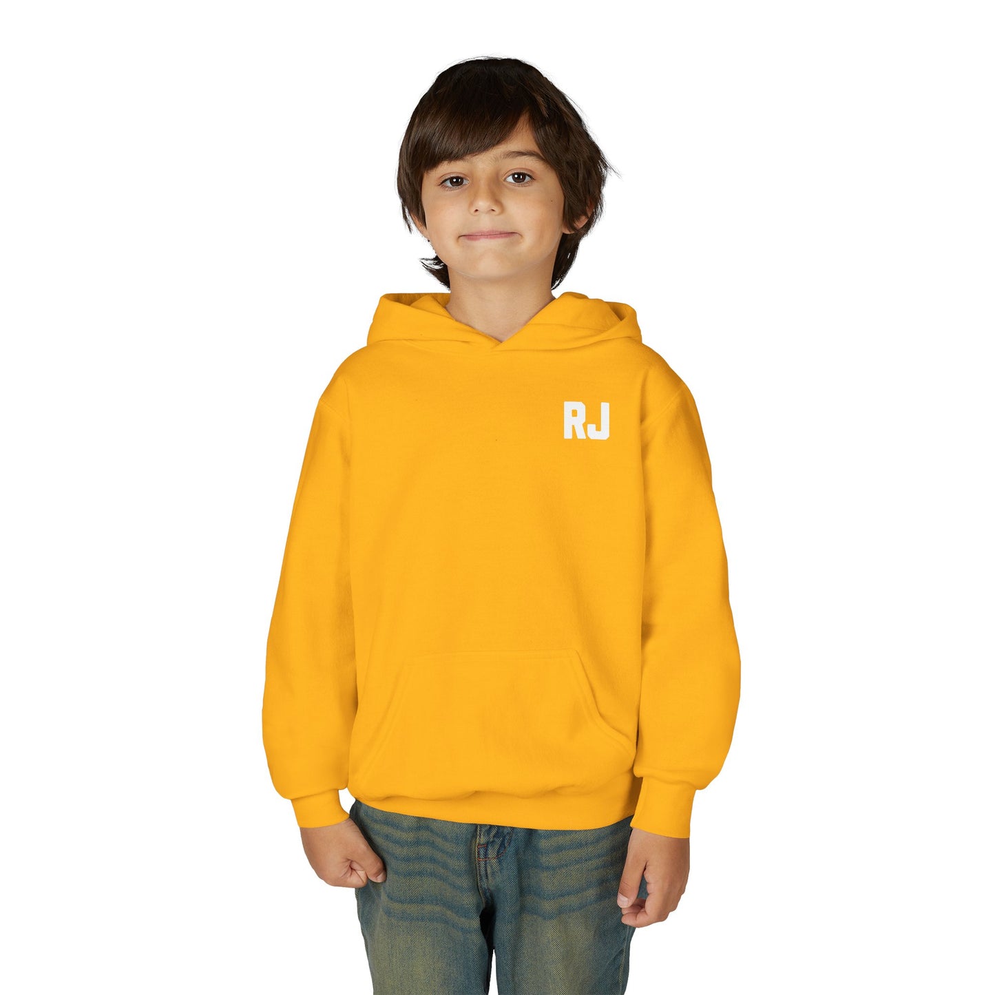 Youth Baseball Hoodie – "Eat Sleep Baseball Repeat" Personalized Pullover