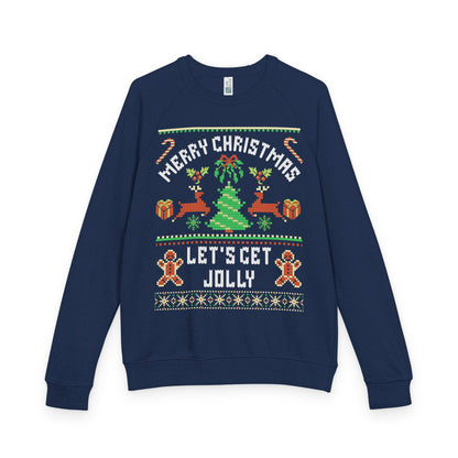 Merry Christmas, Let's Get Jolly - Crewneck Sweatshirt