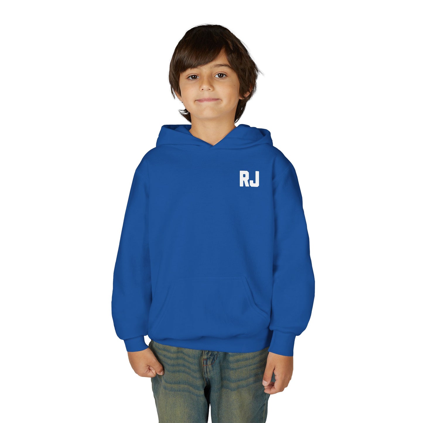 Youth Baseball Hoodie – "Eat Sleep Baseball Repeat" Personalized Pullover