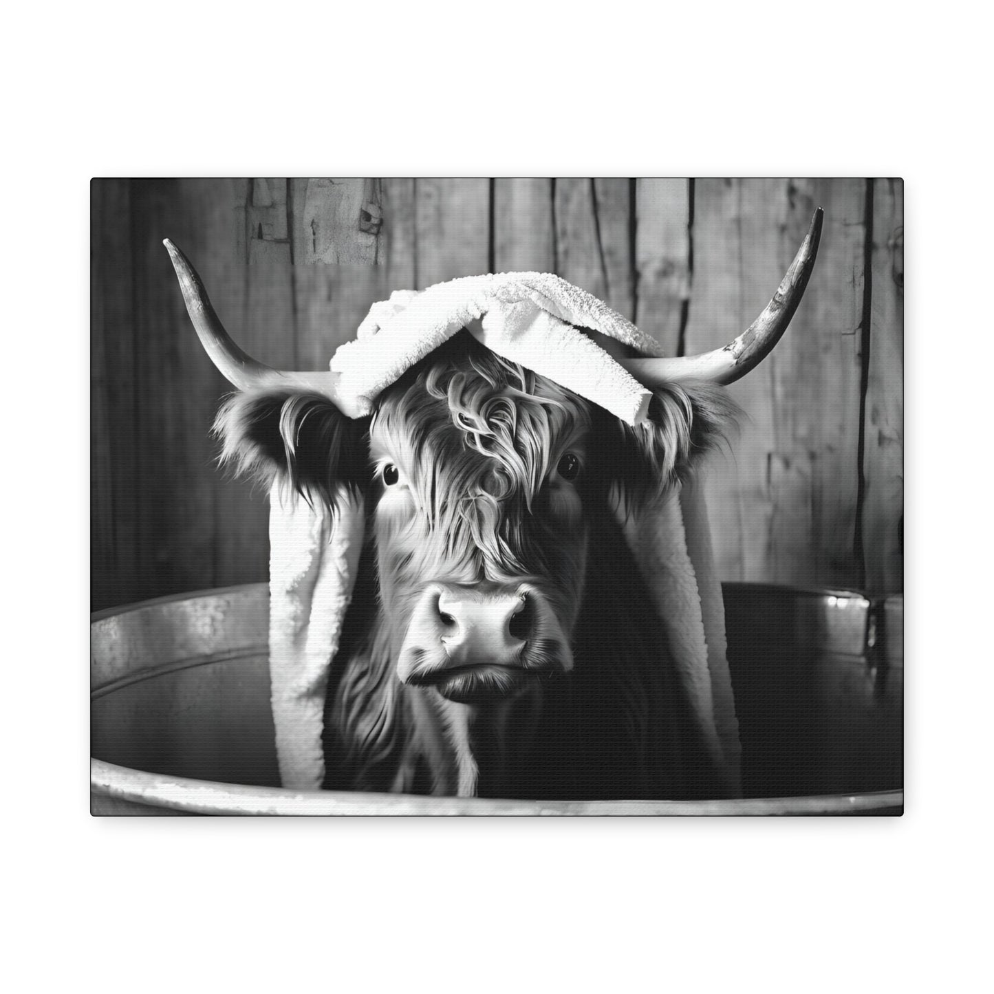 Highland Cow Bathtub