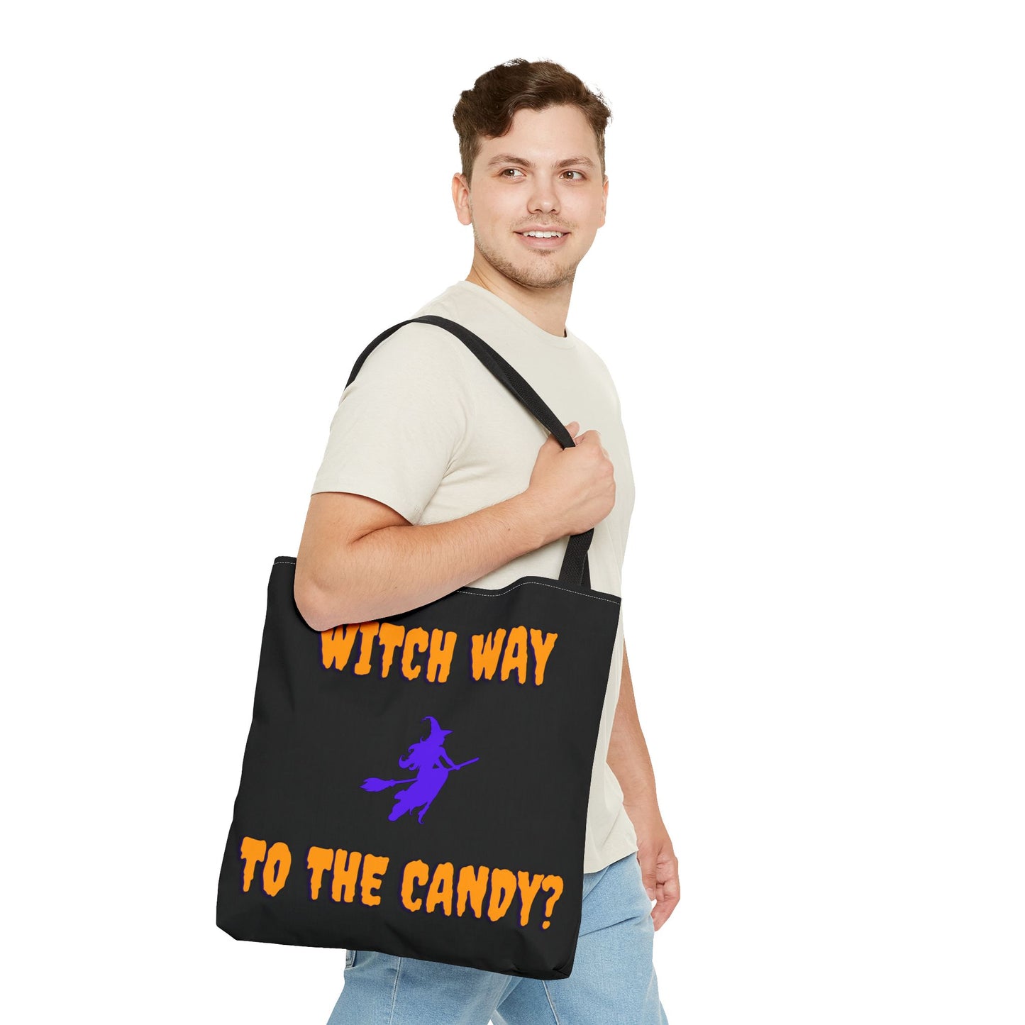 Witch Way to the Candy - Halloween Tote