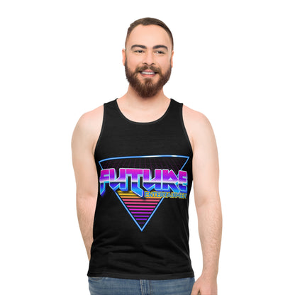 Retro Future Graphic Unisex Tank Top - Perfect for Summer Festivals & Casual Wear