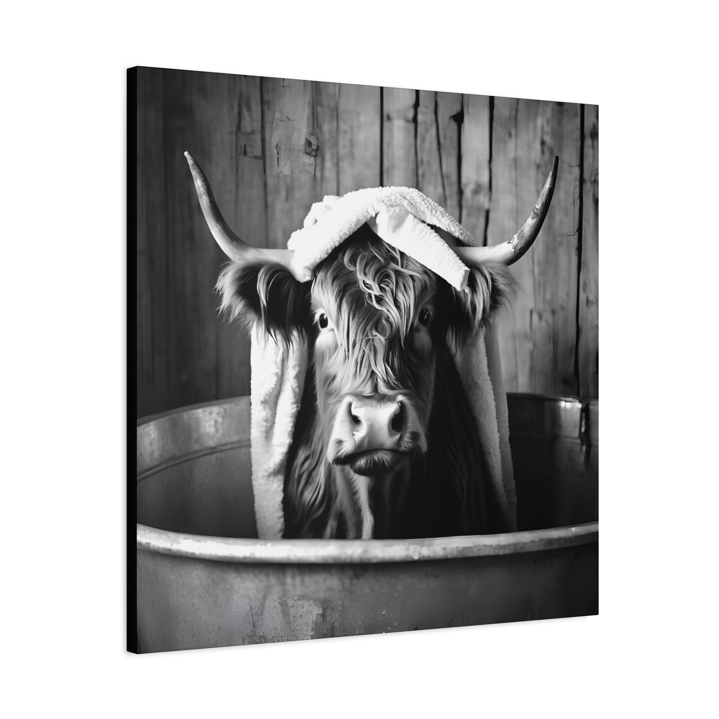 Highland Cow Bathtub