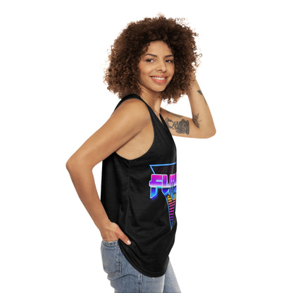 Retro Future Graphic Unisex Tank Top - Perfect for Summer Festivals & Casual Wear