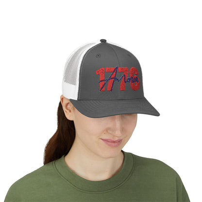 1776 America Snapback Trucker Cap
