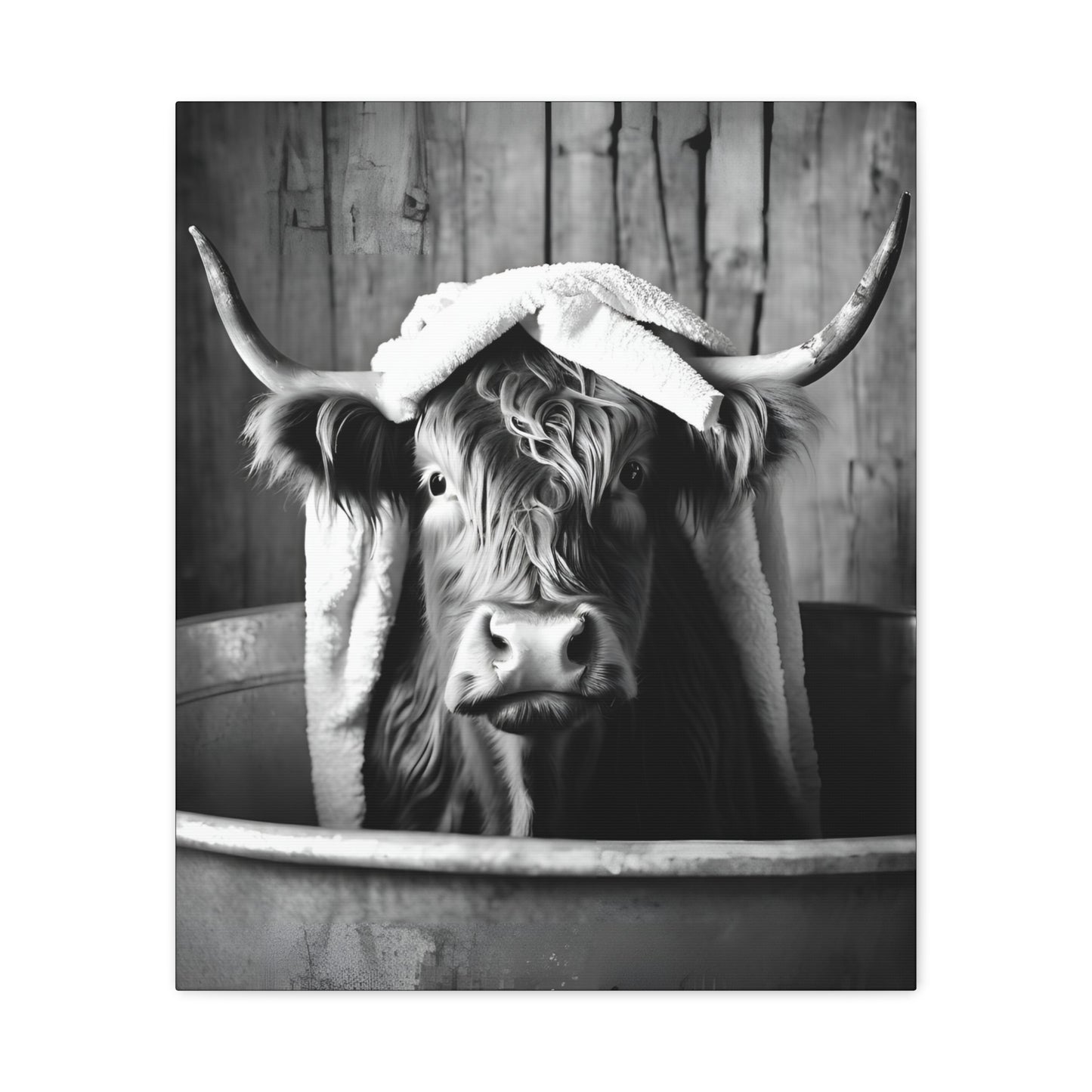 Highland Cow Bathtub