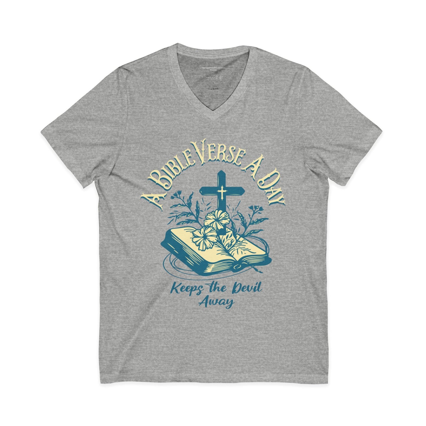 Bible Verse a Day Shirt, Christian Faith T-Shirt, Jesus Shirt, Spiritual Warfare Tee, Christian Motivational Clothing, Faith Based Apparel