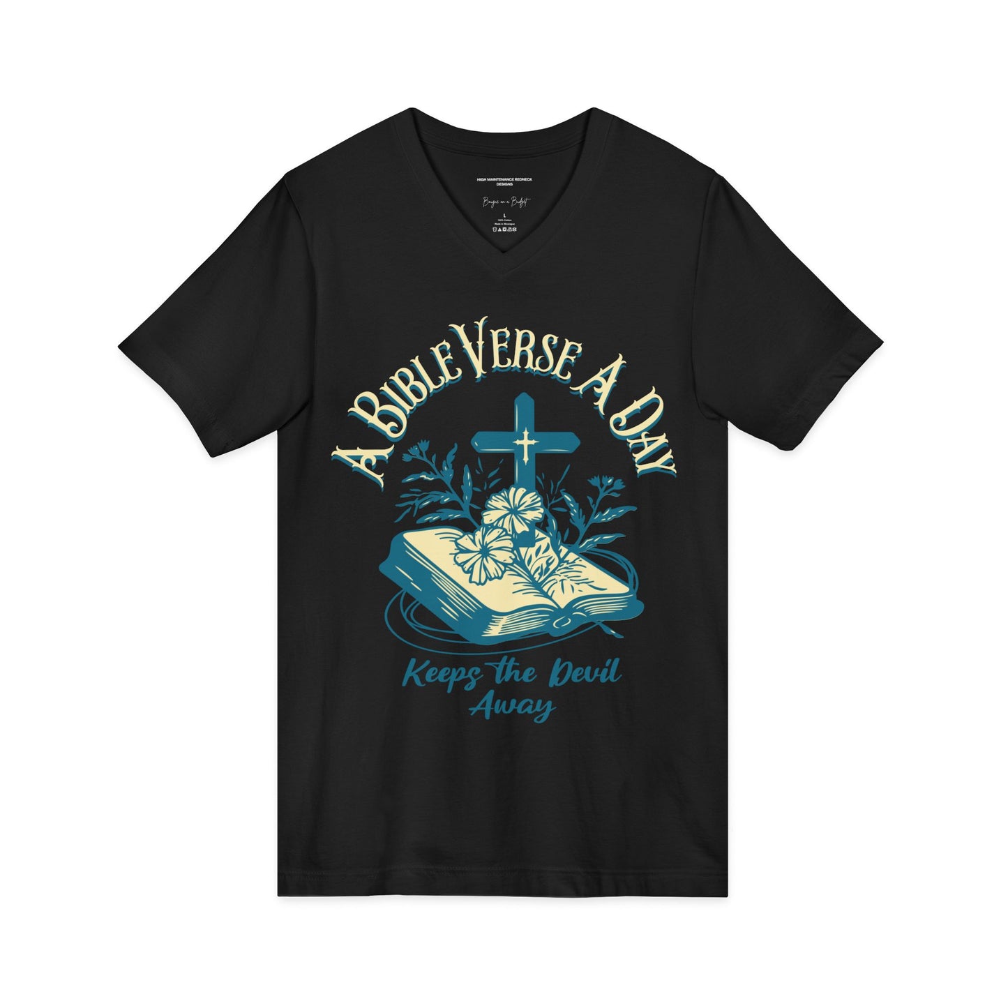 Bible Verse a Day Shirt, Christian Faith T-Shirt, Jesus Shirt, Spiritual Warfare Tee, Christian Motivational Clothing, Faith Based Apparel
