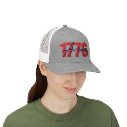 1776 America Snapback Trucker Cap