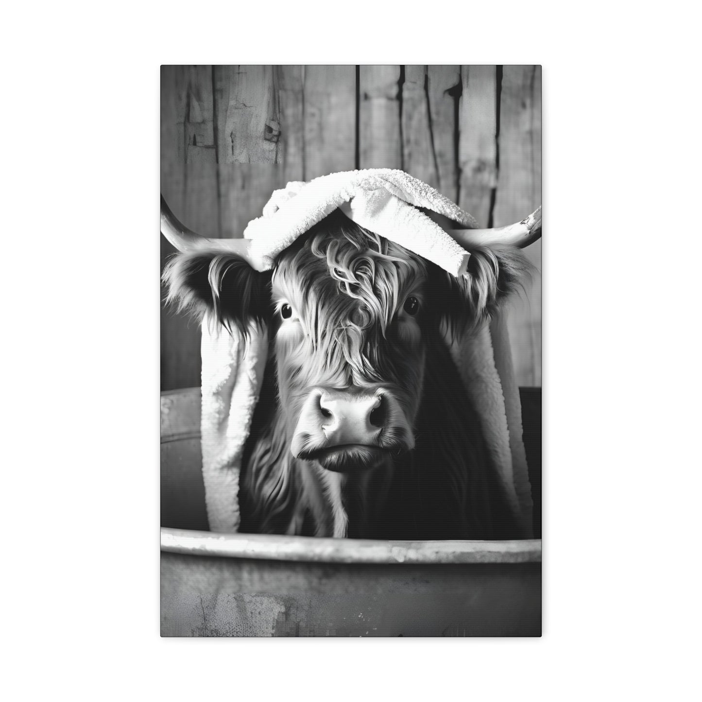 Highland Cow Bathtub