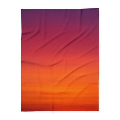 Sunset Gradient Arctic Fleece Blanket