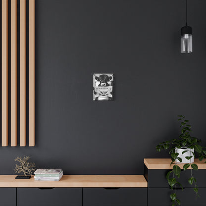 Highland Cow Toilet Funny Art