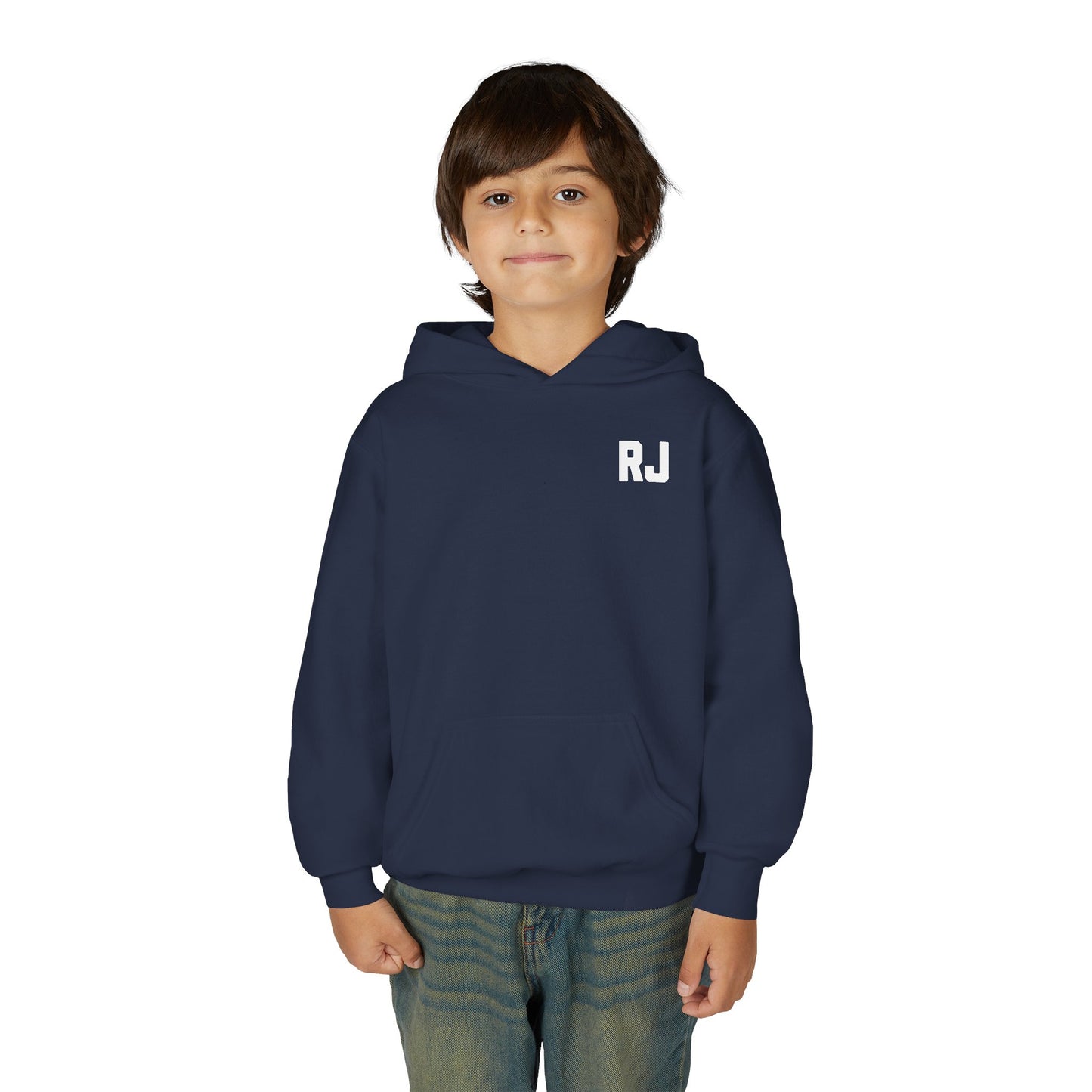 Youth Baseball Hoodie – "Eat Sleep Baseball Repeat" Personalized Pullover