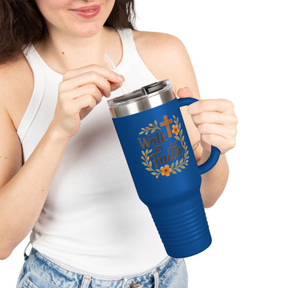 Walk by Faith 40oz Travel Mug