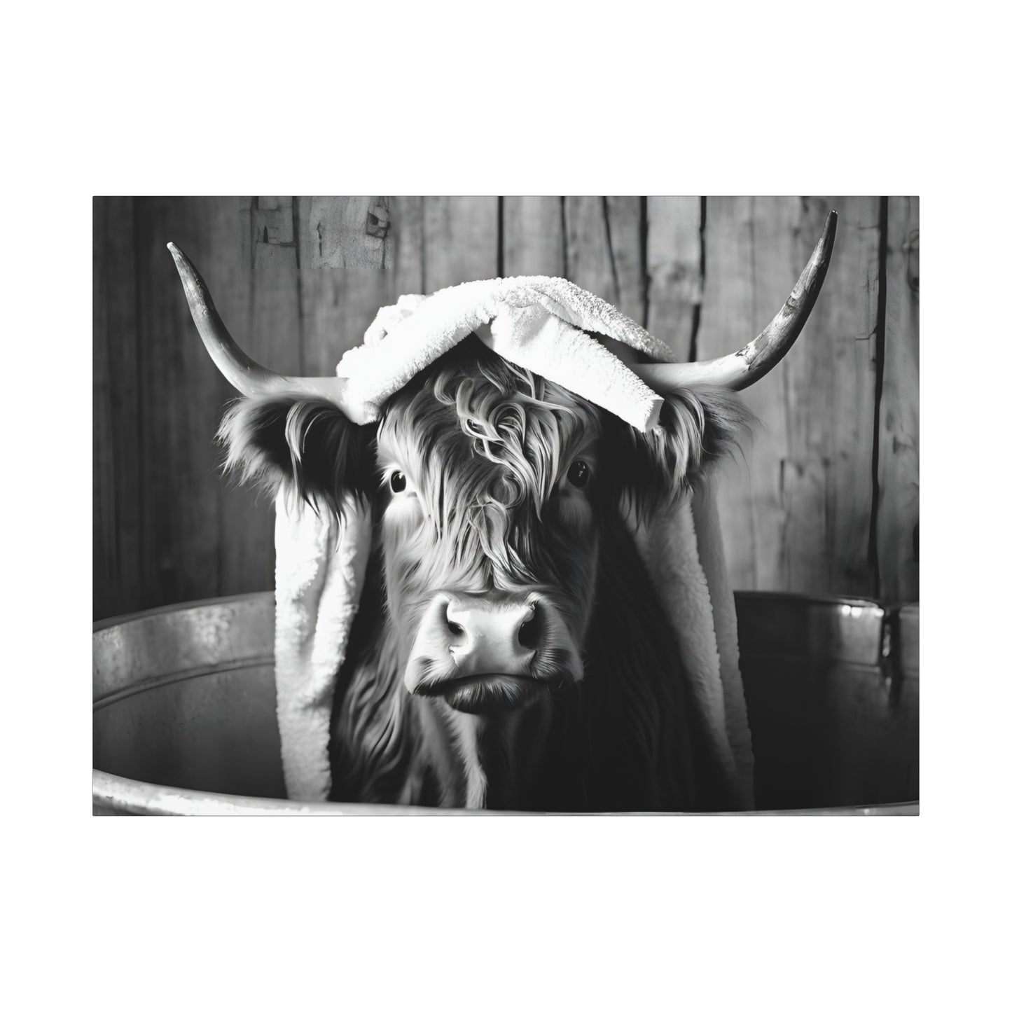Highland Cow Bathtub