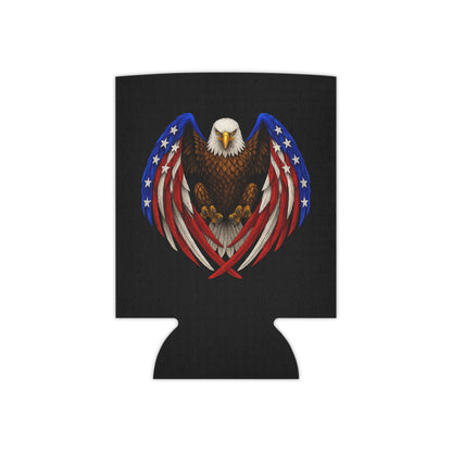 Patriotic Eagle Can Cooler