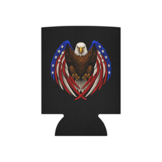 Patriotic Eagle Can Cooler