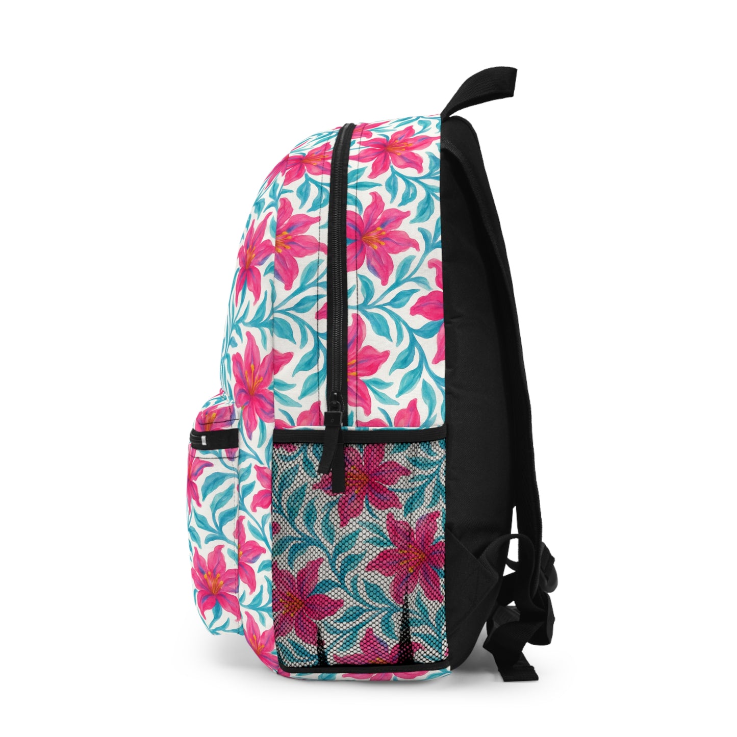 Watercolor Floral Pattern Backpack