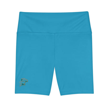 Turquoise Yoga Shorts