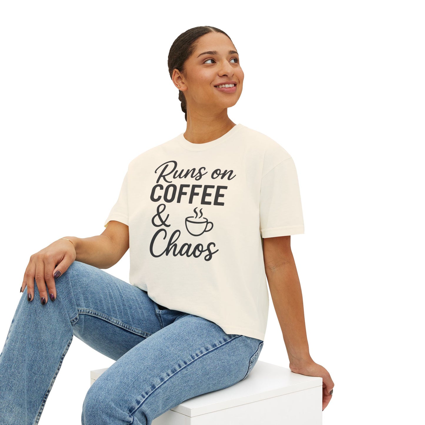 Coffee & Chaos Women's Boxy Tee