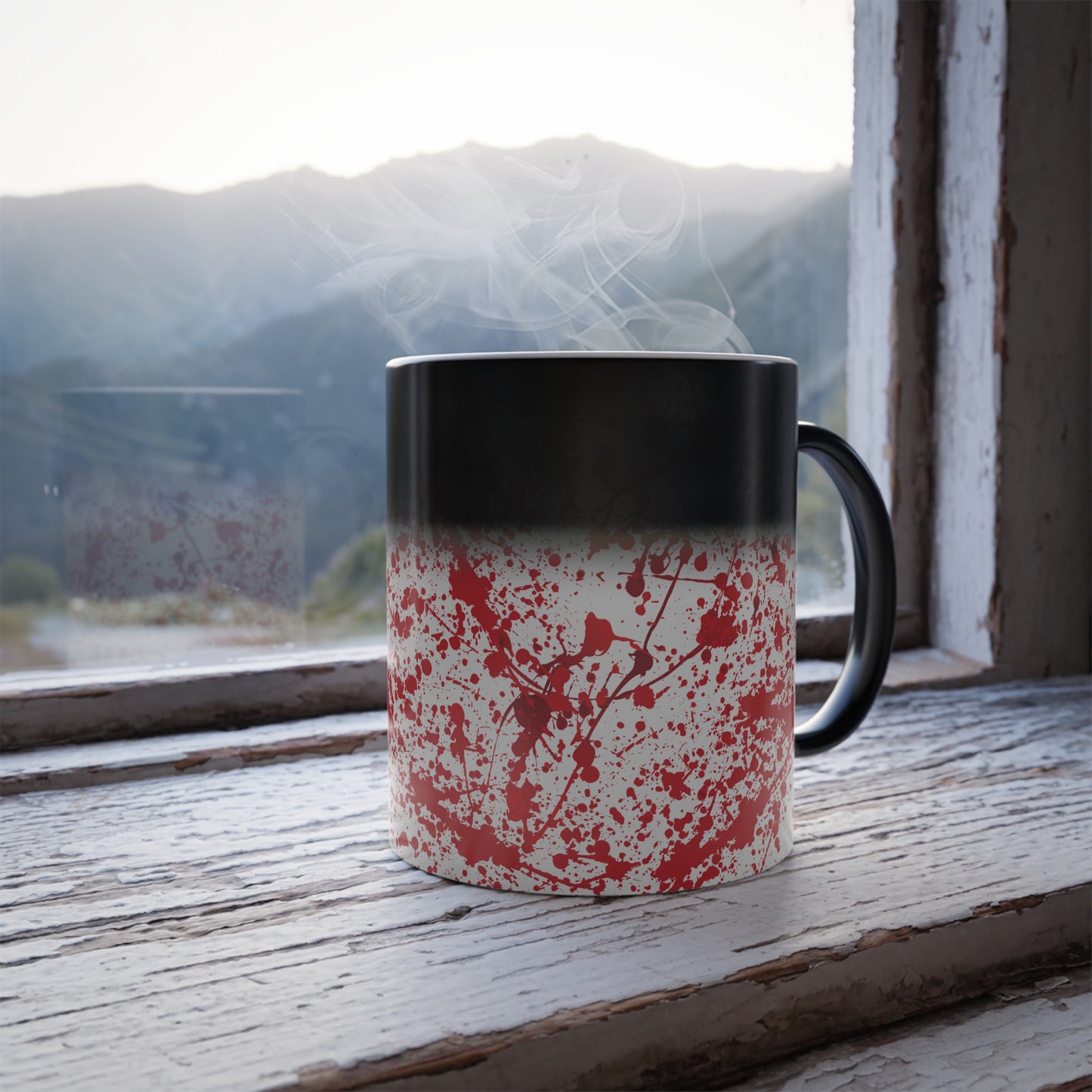 Blood Splatter Color Changing Mug