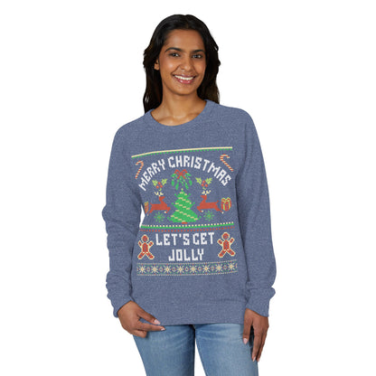 Merry Christmas, Let's Get Jolly - Crewneck Sweatshirt