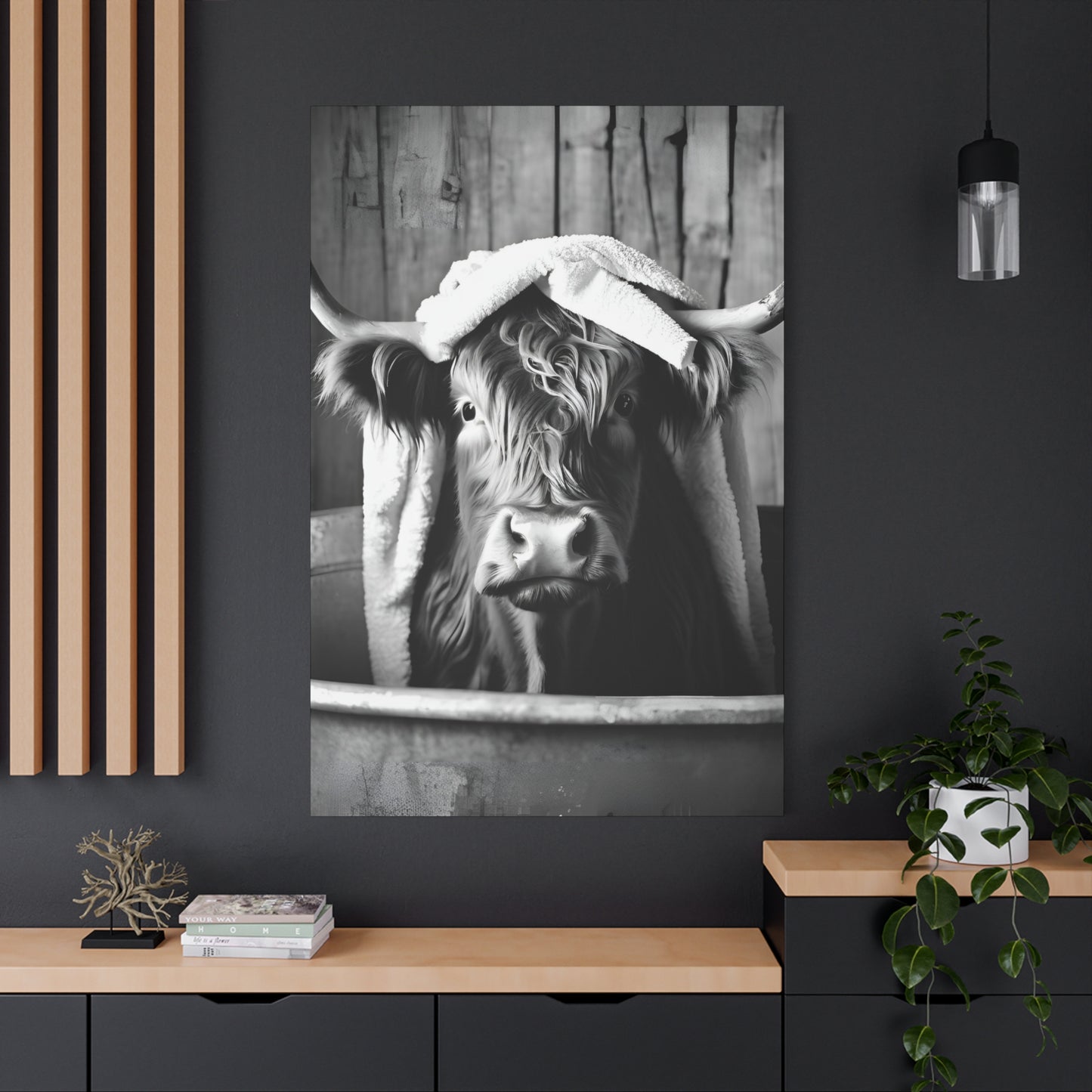Highland Cow Bathtub