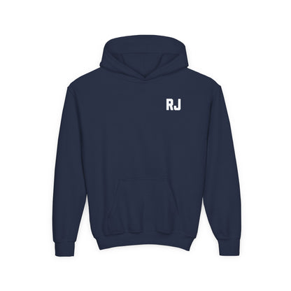Youth Baseball Hoodie – "Eat Sleep Baseball Repeat" Personalized Pullover