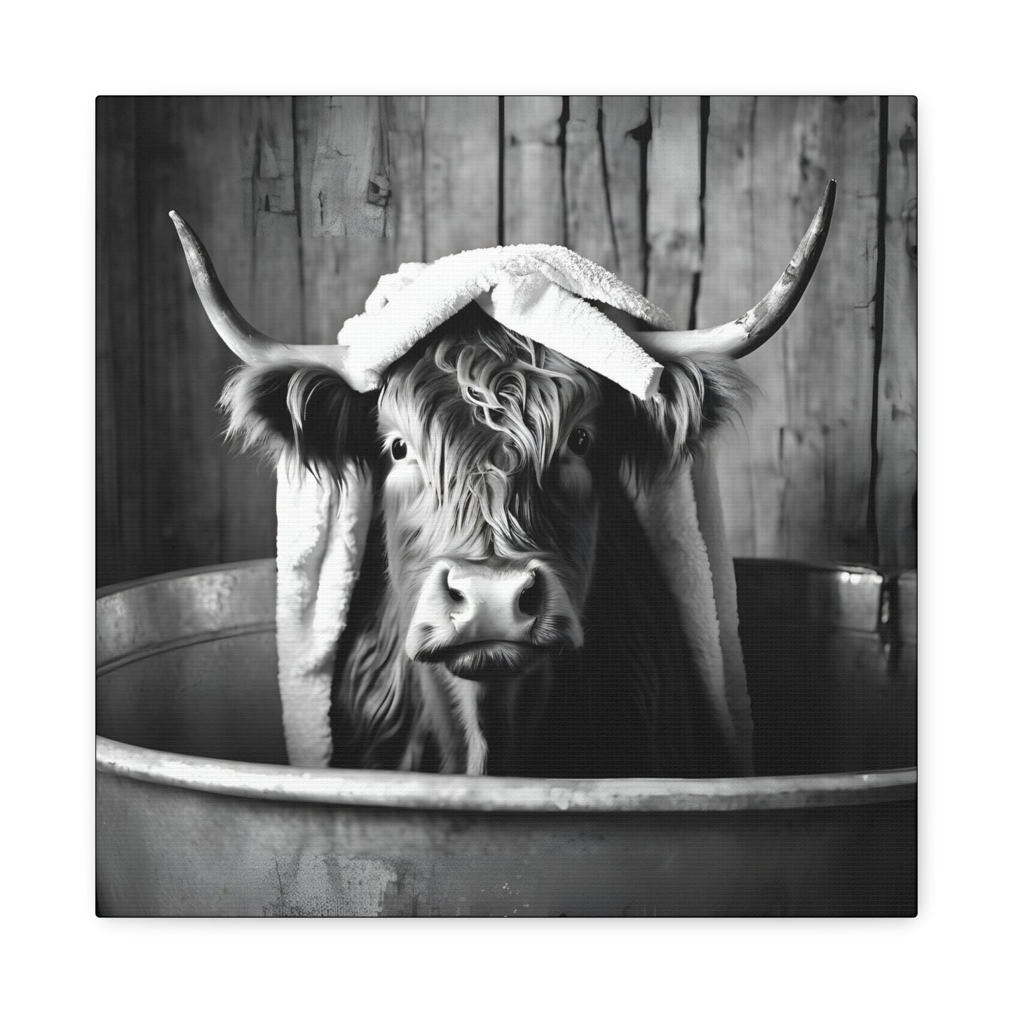 Highland Cow Bathtub