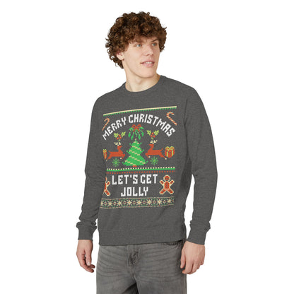 Merry Christmas, Let's Get Jolly - Crewneck Sweatshirt