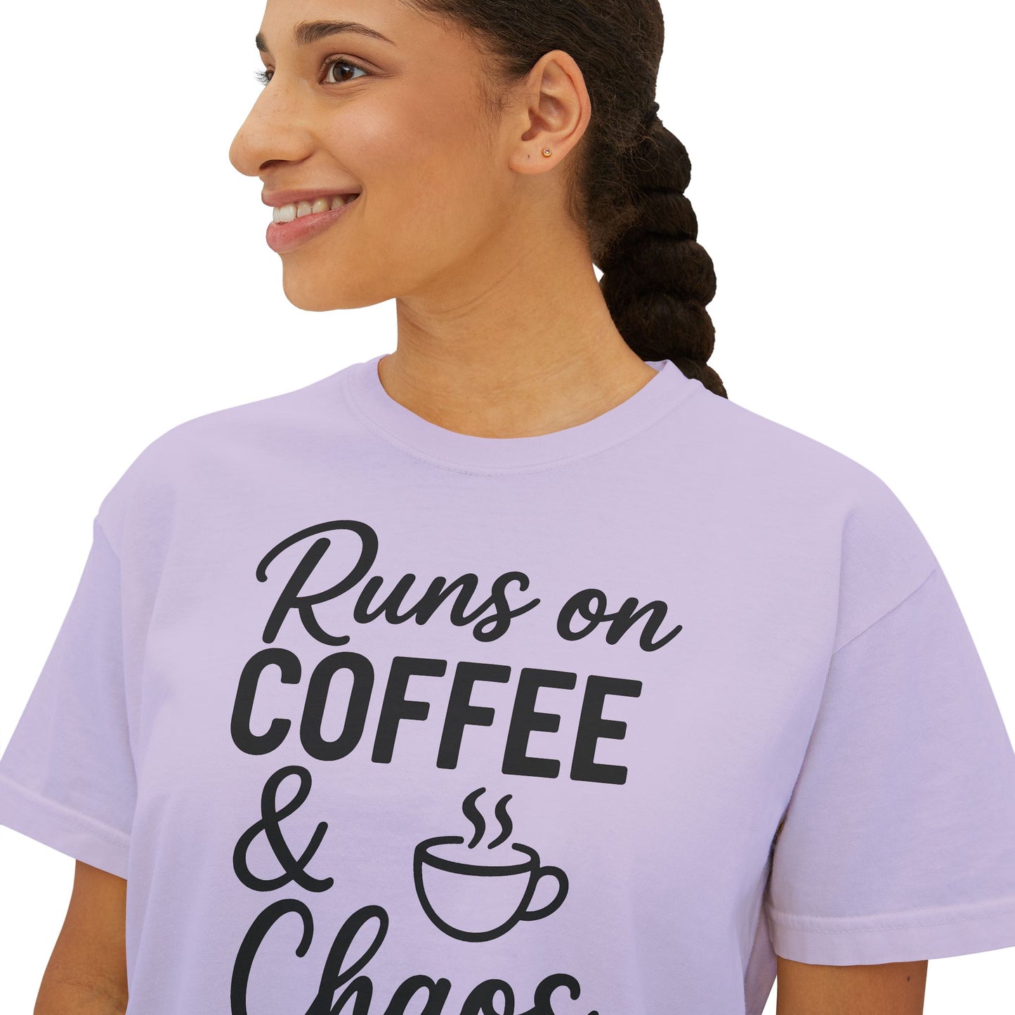 Coffee & Chaos Women's Boxy Tee