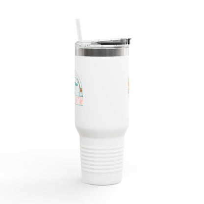 High Maintenance Redneck Insulated Travel Mug - 40oz - Perfect for Road Trips and Outdoor Adventures