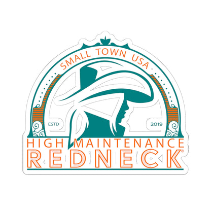 High Maintenance Redneck Stickers