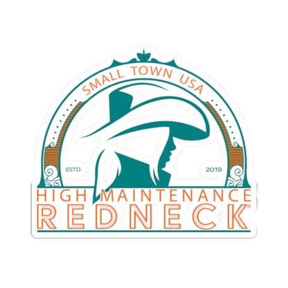 High Maintenance Redneck Stickers