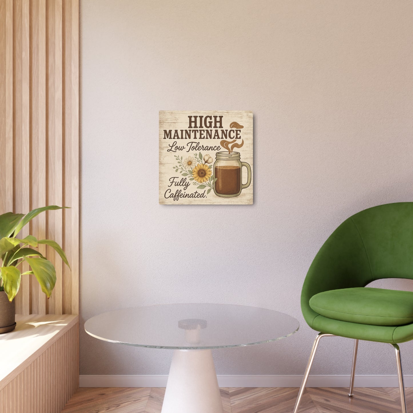 Cafe Metal Art Sign