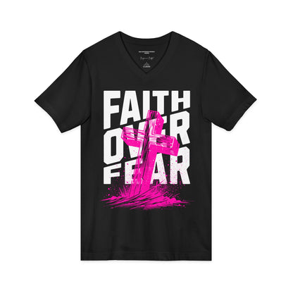 Faith Over Fear Shirt, Christian T-Shirt, Jesus Shirt, Inspirational Faith Tee, Bible Verse Clothing, Christian Aesthetic Apparel, Religious Gift