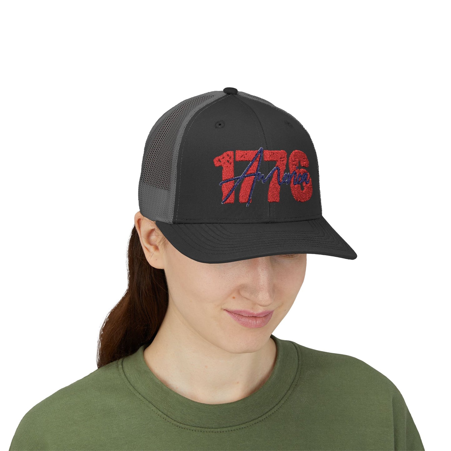 1776 America Snapback Trucker Cap