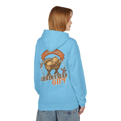 The Ultimate Christmas Gift Unisex Fleece Hoodie with Nativity Design