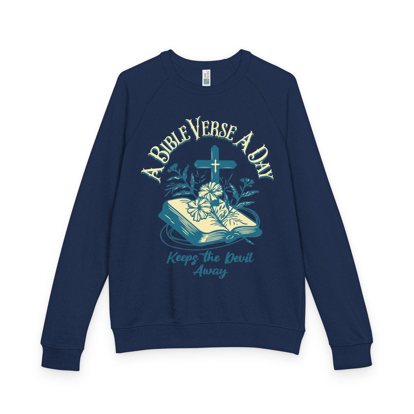 A Bible Verse A Day Keeps The Devil Away - Crewneck Sweatshirt