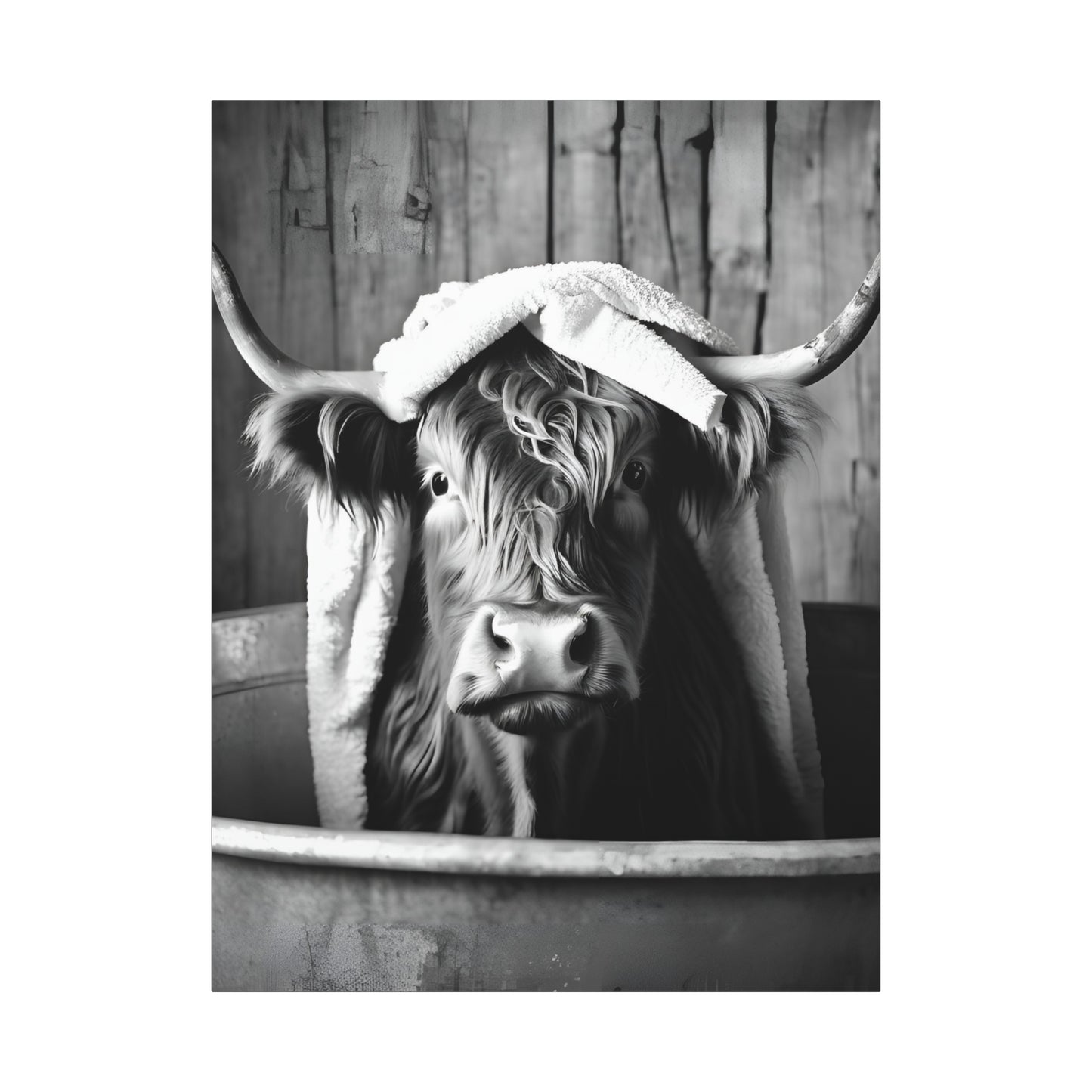 Highland Cow Bathtub