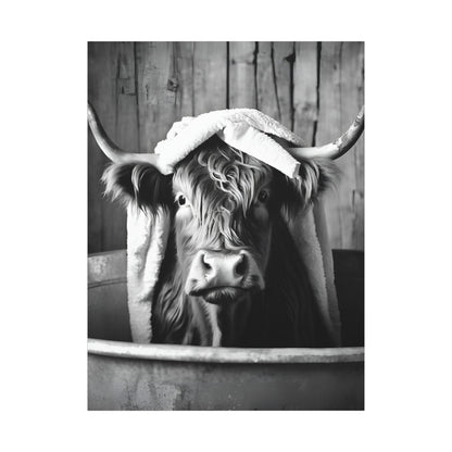 Highland Cow Bathtub