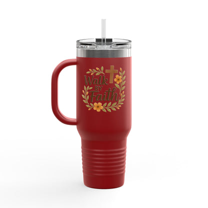 Walk by Faith 40oz Travel Mug