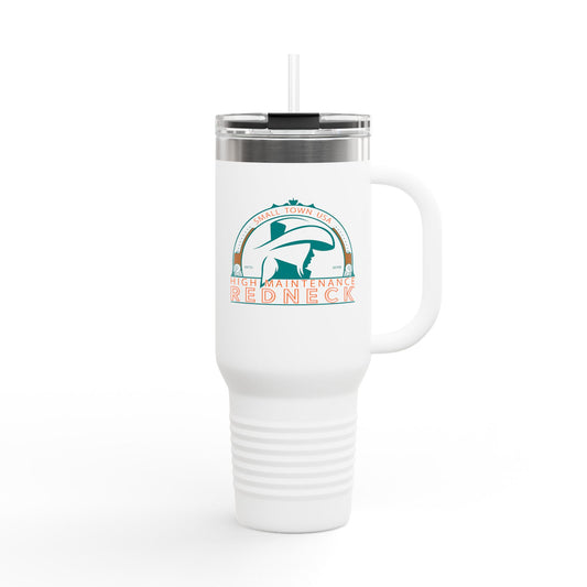 High Maintenance Redneck Insulated Travel Mug - 40oz - Perfect for Road Trips and Outdoor Adventures
