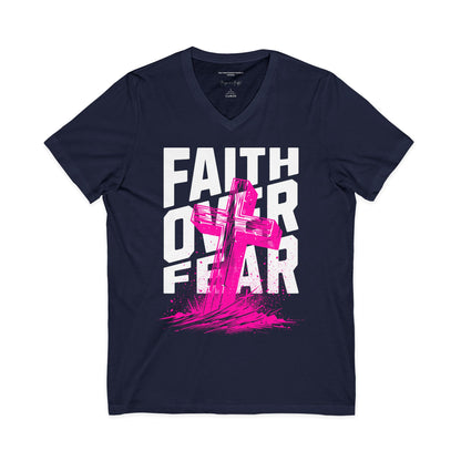 Faith Over Fear Shirt, Christian T-Shirt, Jesus Shirt, Inspirational Faith Tee, Bible Verse Clothing, Christian Aesthetic Apparel, Religious Gift