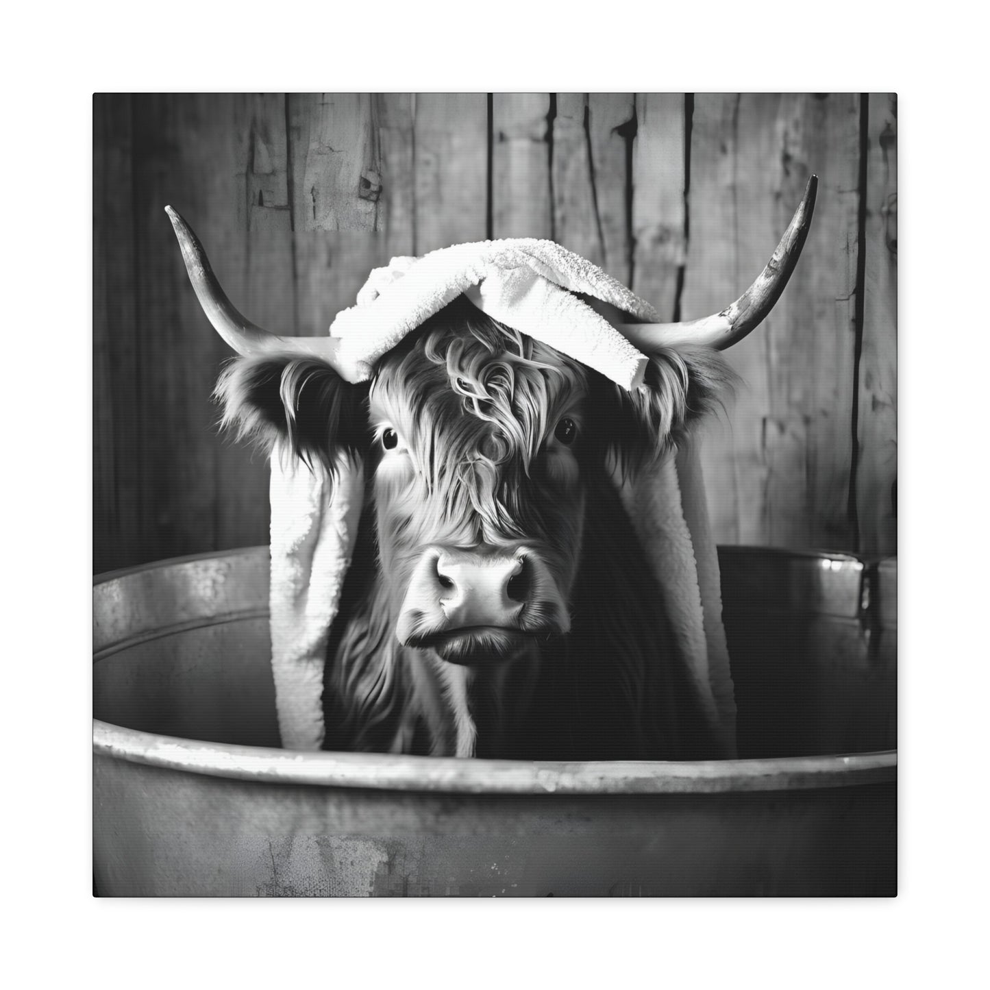 Highland Cow Bathtub