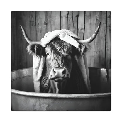 Highland Cow Bathtub