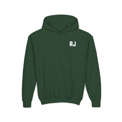 Youth Baseball Hoodie – "Eat Sleep Baseball Repeat" Personalized Pullover