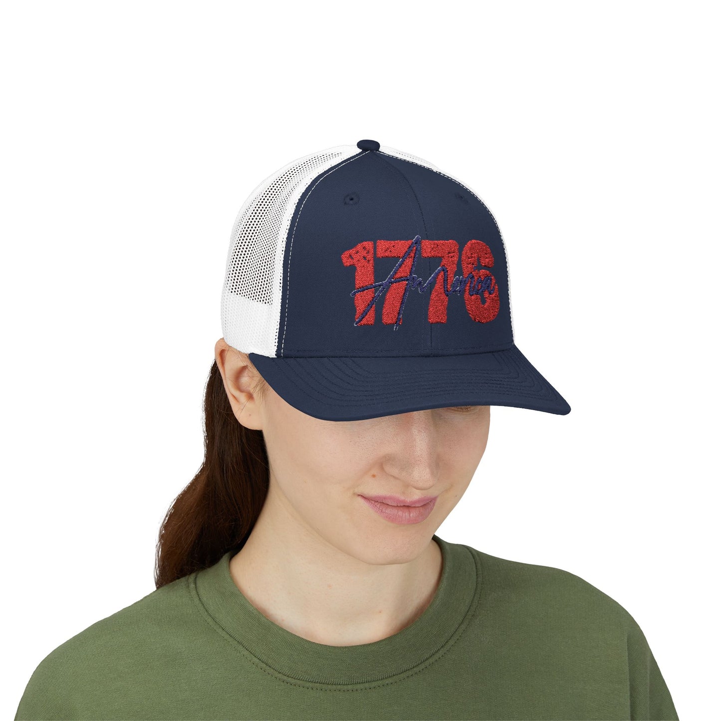 1776 America Snapback Trucker Cap
