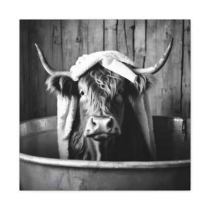 Highland Cow Bathtub